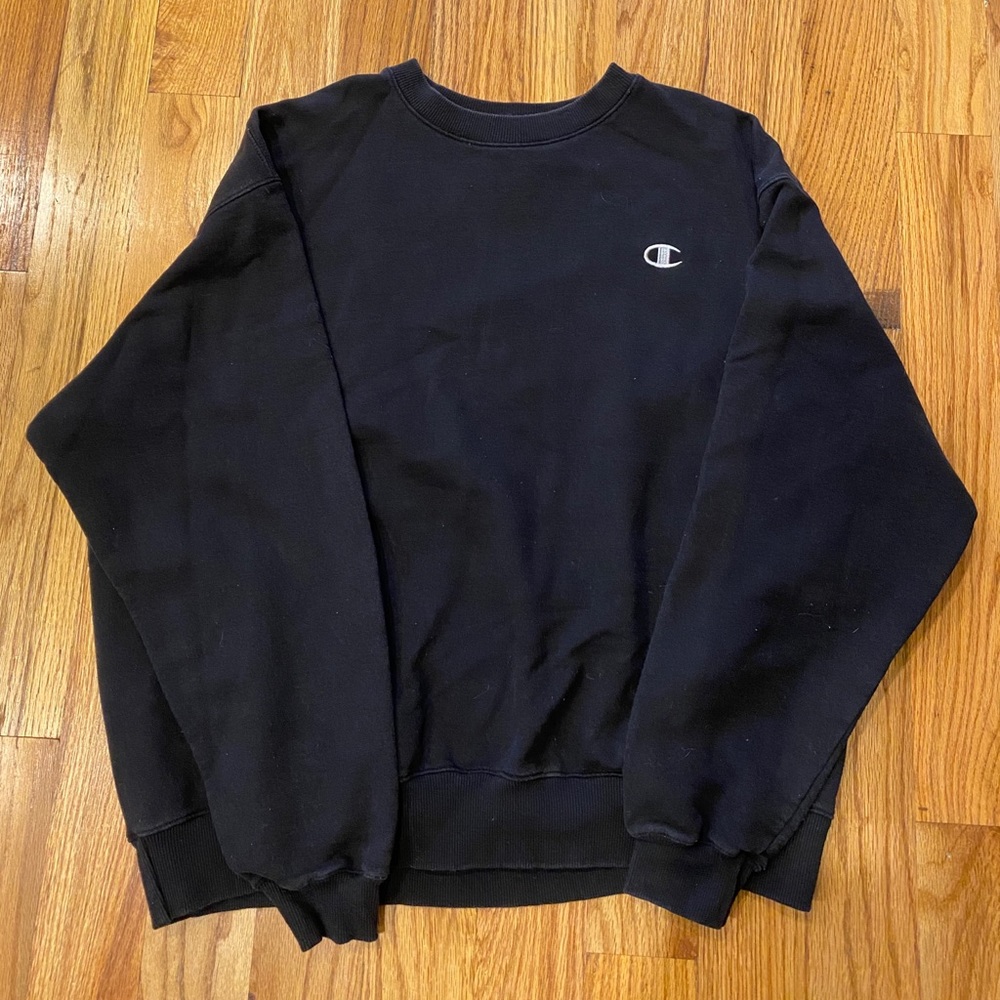 black Champion sweatshirt